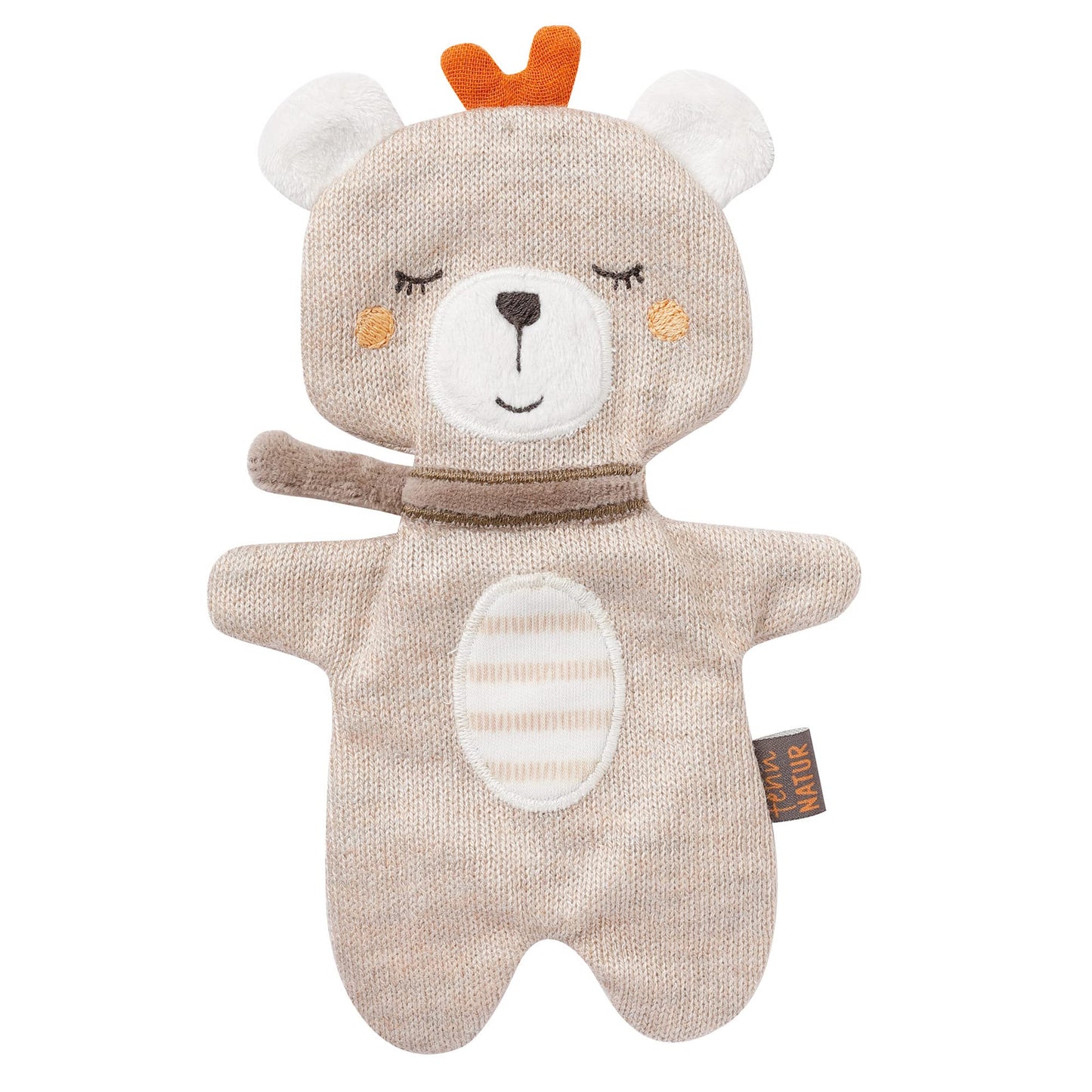 Fehn Knister Seestern – Activity Baby Raschel Spielzeug zum Greifen und Spielen - Activity-Rascheltier Babyspielzeug - Motorikspielzeug & Knisterspielzeug für Babys und Kleinkinder ab 0+ Monaten
