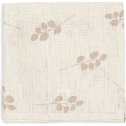 Jollein 537-848-66095 Spucktücher Mundtücher Musselin 3er Set Teddybär weiß (31x31cm)
