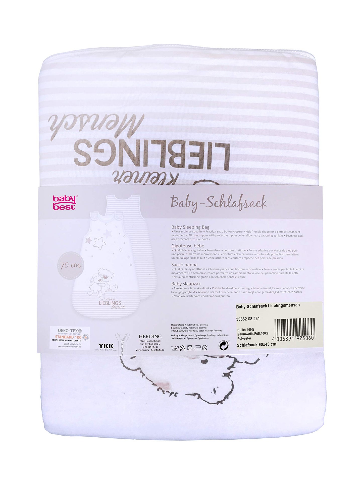 Baby Sleeping Bag “Lieblingsmensch”