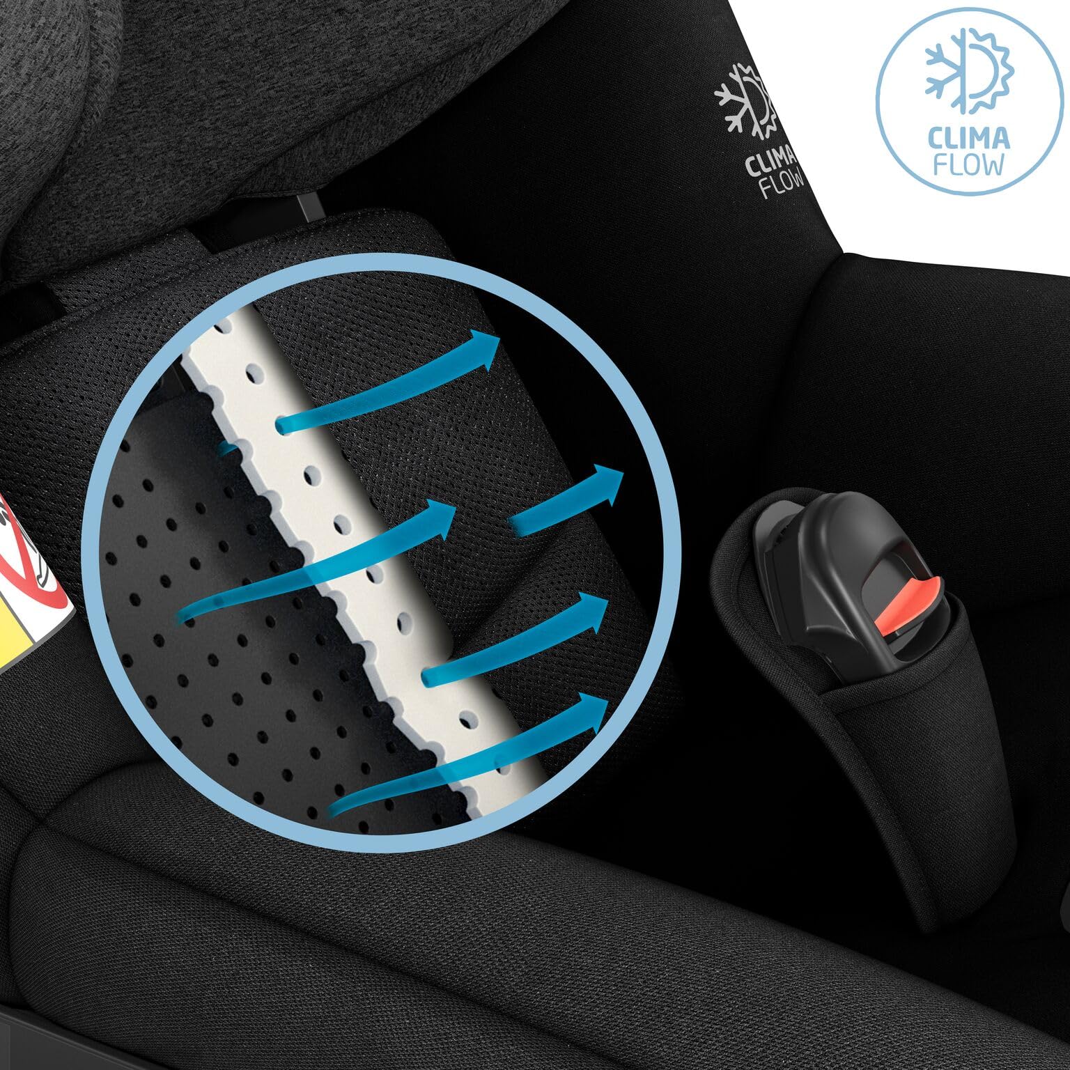 Maxi-Cosi Mica Pro Eco i-Size, 360°-Kindersitz mit ISOFIX, 0-4 Jahren, 40-105 cm, ClimaFlow, G-CELL-Seitenaufprallschutz, drehbarer Kindersitz, Neugeborene & Kleinkindsitz, Authentic Graphite - Meloni2
