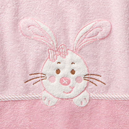Morgenstern Bath Poncho Children's Baby Girls Boys 100% Cotton Oeko-Tex Baby Bath Towel Hooded Towel Bathrobe Terry Cloth