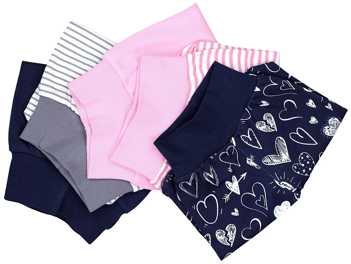 TupTam Baby Strampelhose Jungen Mädchen Hose mit Fuß 5er Pack