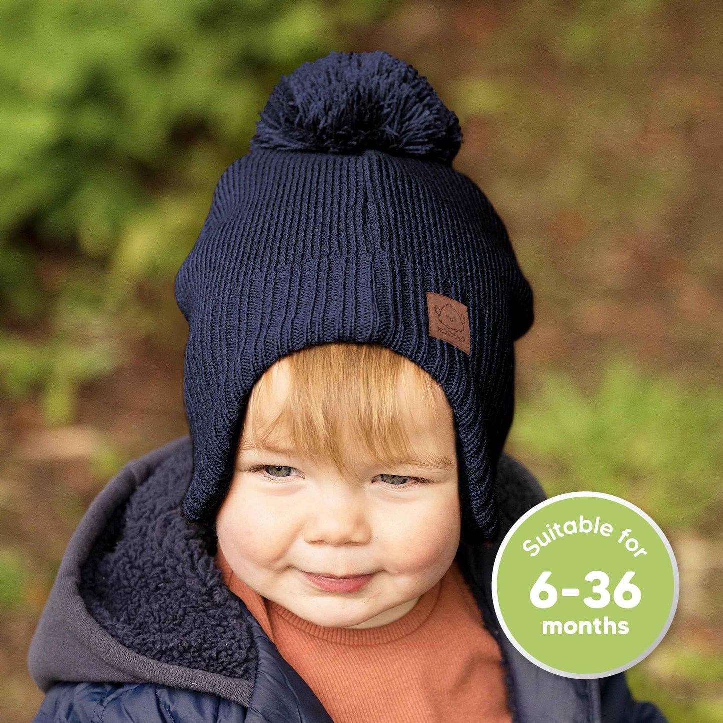 Baby Hat, Baby Hats for Baby Boys, Girls - Baby Winter Hat, Baby Hats, Newborn Hat, Baby Boy Hat, Baby Girl Hats, Toddler Boys Hat, Newborn Hats, Infant Hat (Navy)