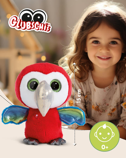 NICI GLUBSCHIS Lynx Lenzo 15cm - Dangling cuddly toy lynx with big glittery eyes - 49295 