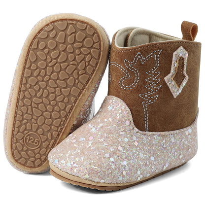 LACOFIA Baby Boys Girls Winter Boots Non-Slip Baby Winter First Walking Shoes Wellington Boots, Aa