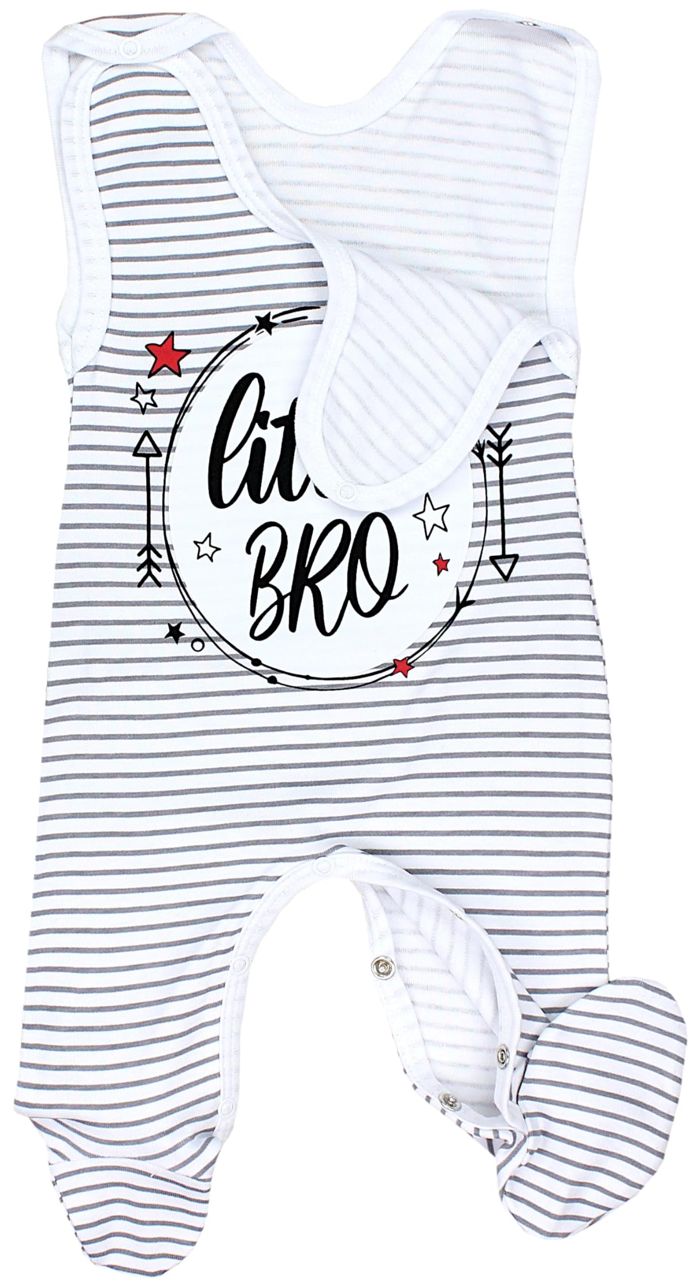 TupTam Baby Unisex Strampler mit Aufdruck Spruch 5er Pack