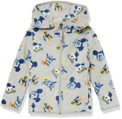 Essentials Disney Marvel Star Wars Princess Girls Polar Fleece Full Zip Hooded Jacket 