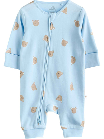 NEXT Baby Jungen Schlafanzüge mit Bärenmotiv, 3er-Pack