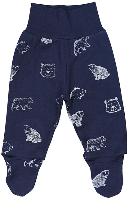 TupTam Baby Strampelhose Jungen Mädchen Hose mit Fuß 5er Pack