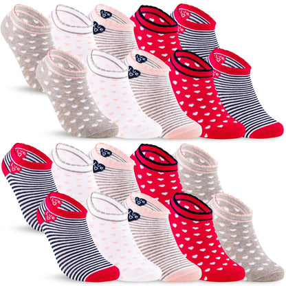 10 pairs of children's sneaker socks boys &amp; girls cotton children's socks 