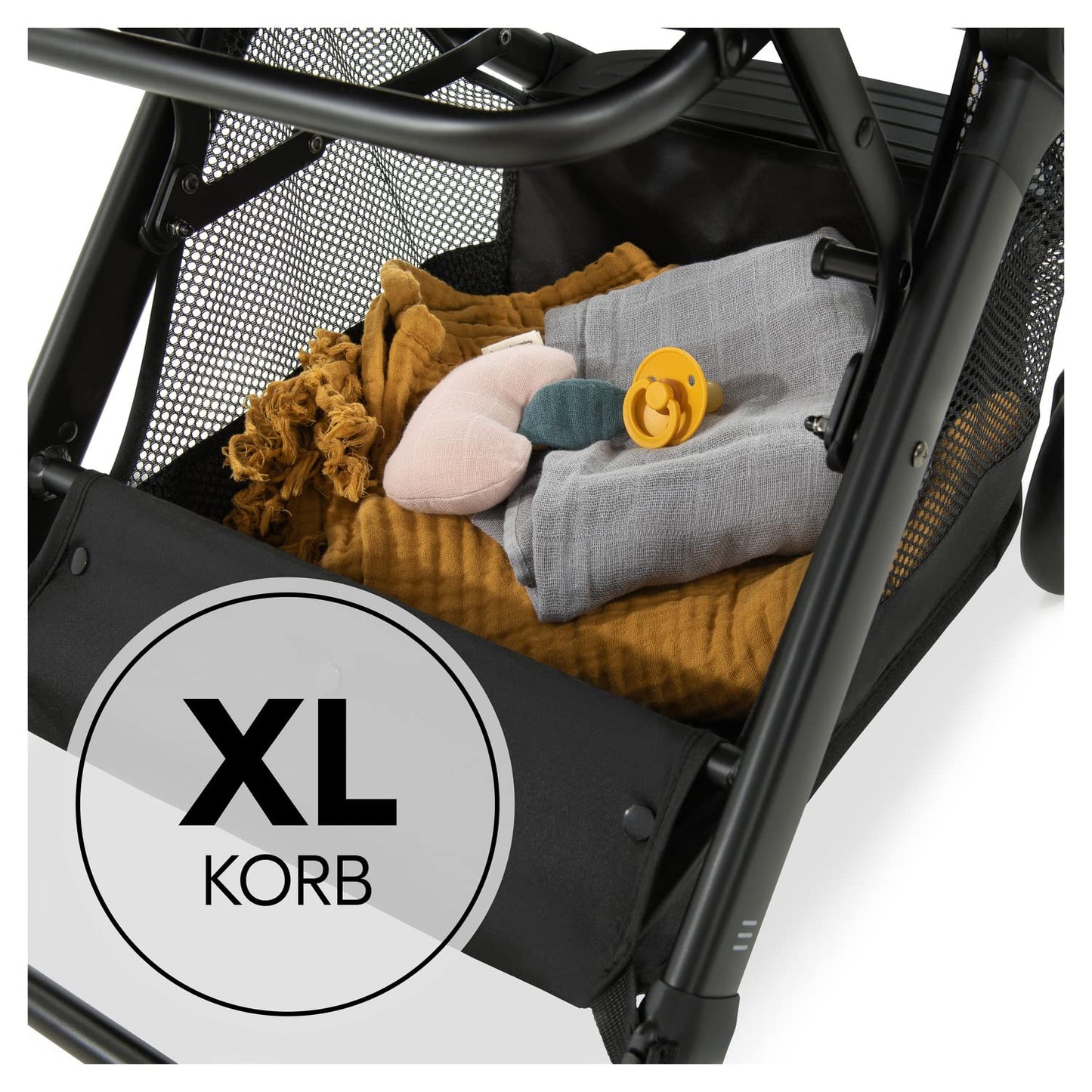 hauck Travel N Care, Dark Olive - Reise Buggy für Kinder ab Geburt bis 22 kg - mit Liegefunktion - Leicht 6,9 kg & Kompakt - Klein Zusammenklappbar - UPF 50+ - EVA Räder - Korb bis 3 kg
