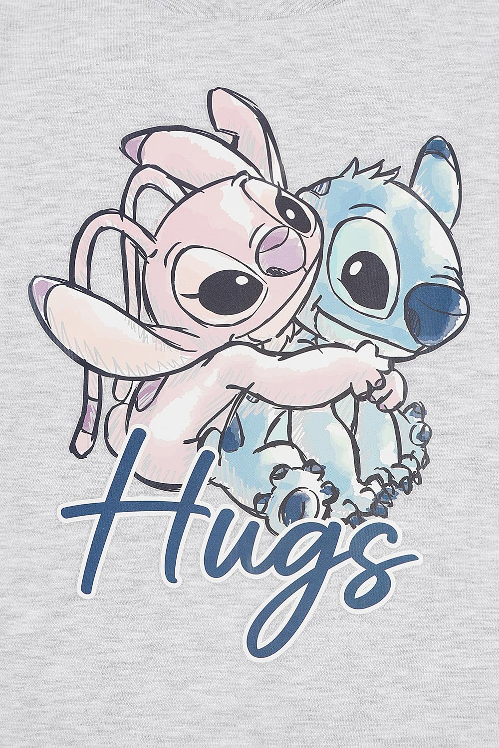 Disney Mädchen 3er-Pack Lilo und Stitch T-Shirts Kinder Angel Sommertop Kurzarm-T-Shirts