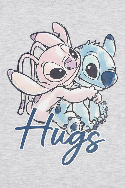 Disney Mädchen 3er-Pack Lilo und Stitch T-Shirts Kinder Angel Sommertop Kurzarm-T-Shirts