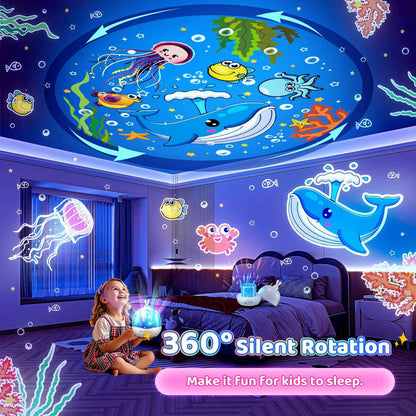 Sternenhimmel Projektor Kinder mit 15 Film, Nachtlicht Kinder Nachtlicht Baby, Bluetooth Sternenprojektor Galaxy Projektor, Geschenke für Mädchen Kinder Geschenke Mädchen, Kinderzimmer Deko