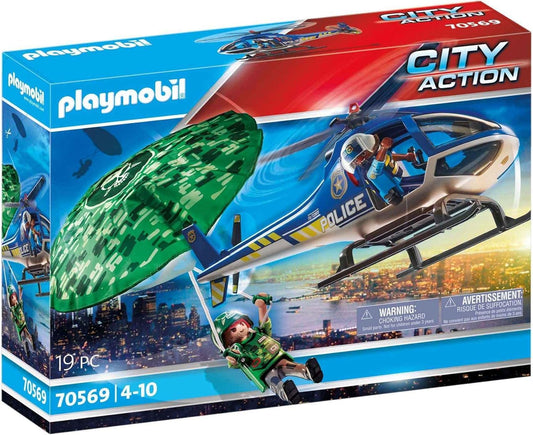 PLAYMOBIL | City Action | Polizei-Hubschrauber | Spielzeug für Kinder ab 4 Jahren | 70569