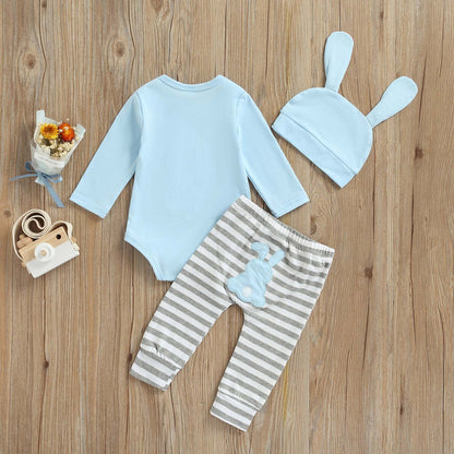 Baby Jungen Mädchen Ostern Kleidung Outfit Osterhase Baby Kleidung Set Körper Top + Hose Neugeborenen Weiche Baby Set Mein Erstes Ostern