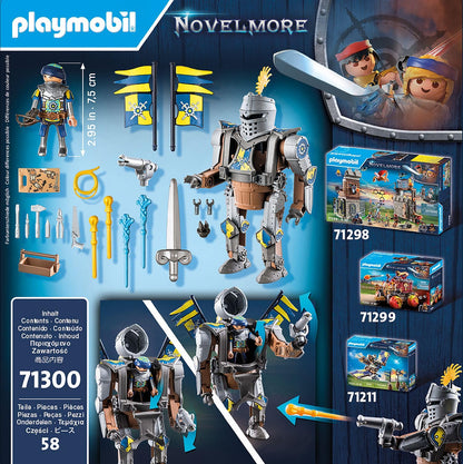 PLAYMOBIL Novelmore 71642 Arwynns Castle, Knight's Castle, Includes Three Knights and Numerous Accessories for Realistic Battles, Action-packed Toy for Children from 4 Years