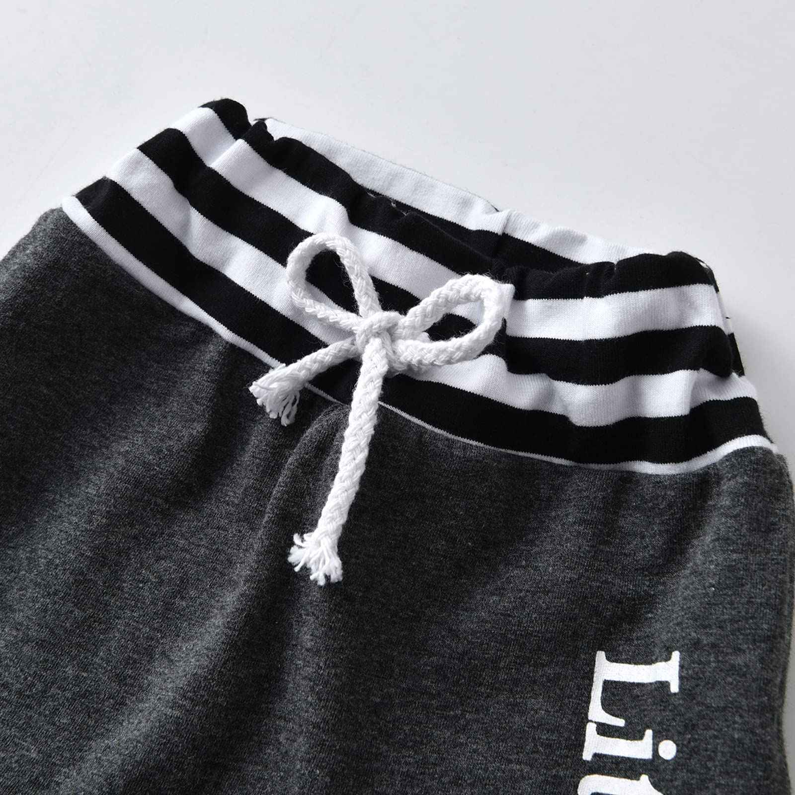 Tinykeke Newborn Baby Boys Clothes Long Sleeve Romper + Hat + Trousers 3-Piece Baby Clothing Set