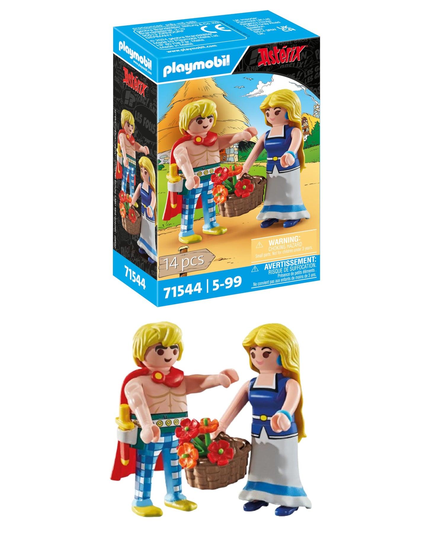 PLAYMOBIL Asterix 71542 Roman Camp, Exciting Conquest of the Camp by the Gauls, Includes Magic Potion for More Body Strength, Detailed Toy for Children from 5 Years