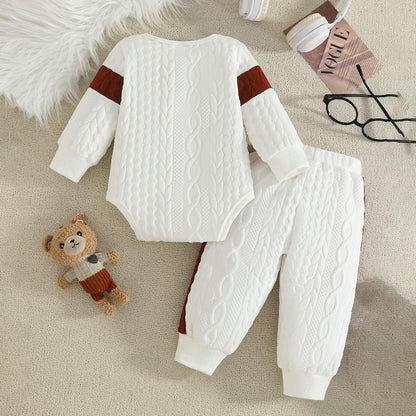 Herbst Outfit Für Baby Jungen Mit Bären Oberteil Und Hose