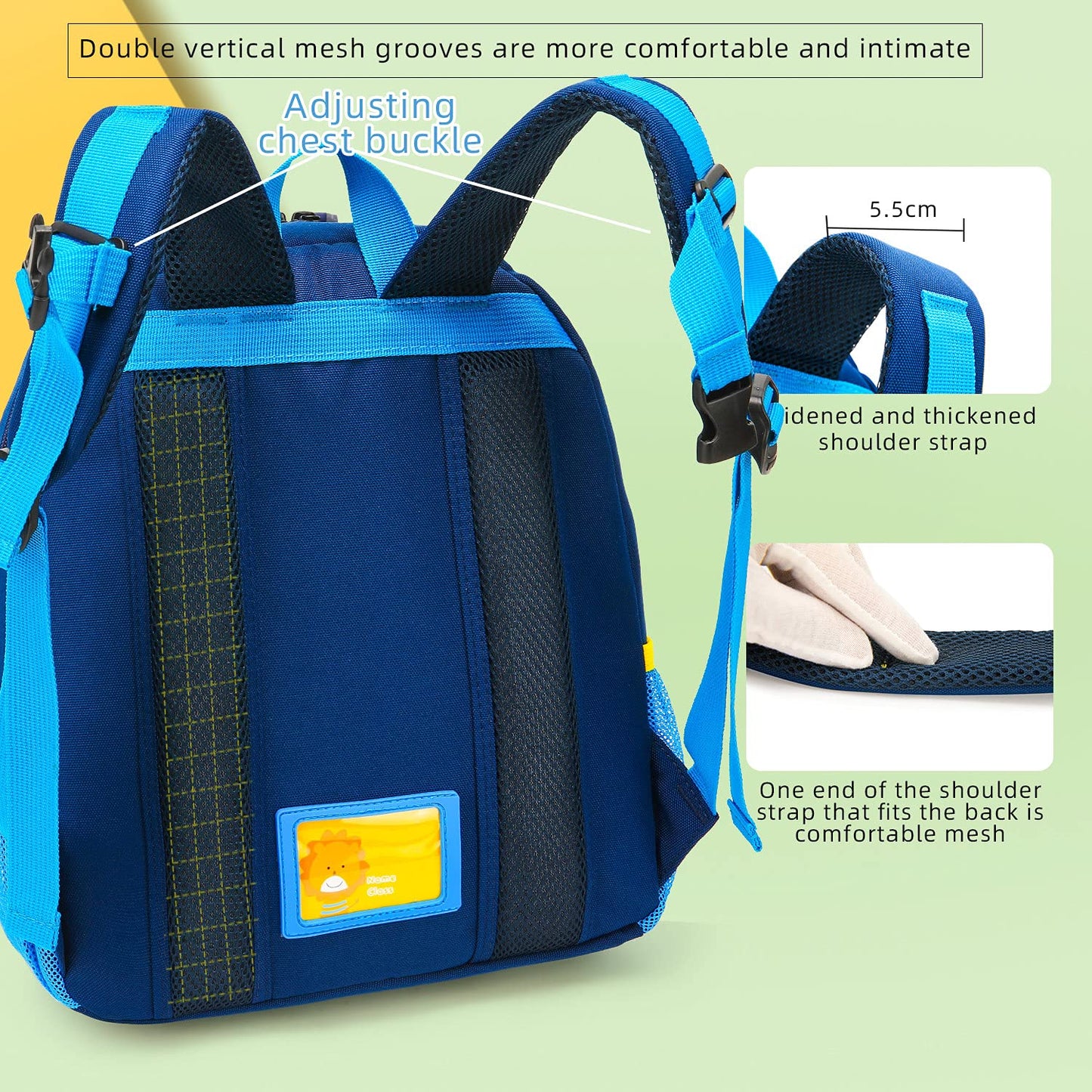 willikiva Car Dinosaur Toddler Kids Backpack for Boys and Girls Kids Waterproof Preschool Bag