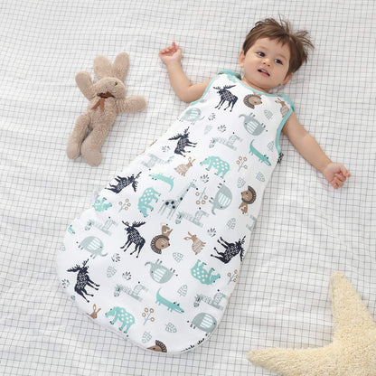 Baby Winter Sleeping Bag, Toddler Sleeping Bag, 2.5 Tog Sleeping Bag, 100% Cotton, Various Sizes from Newborn to 18 Months, All-Year-Round Sleeping Bag