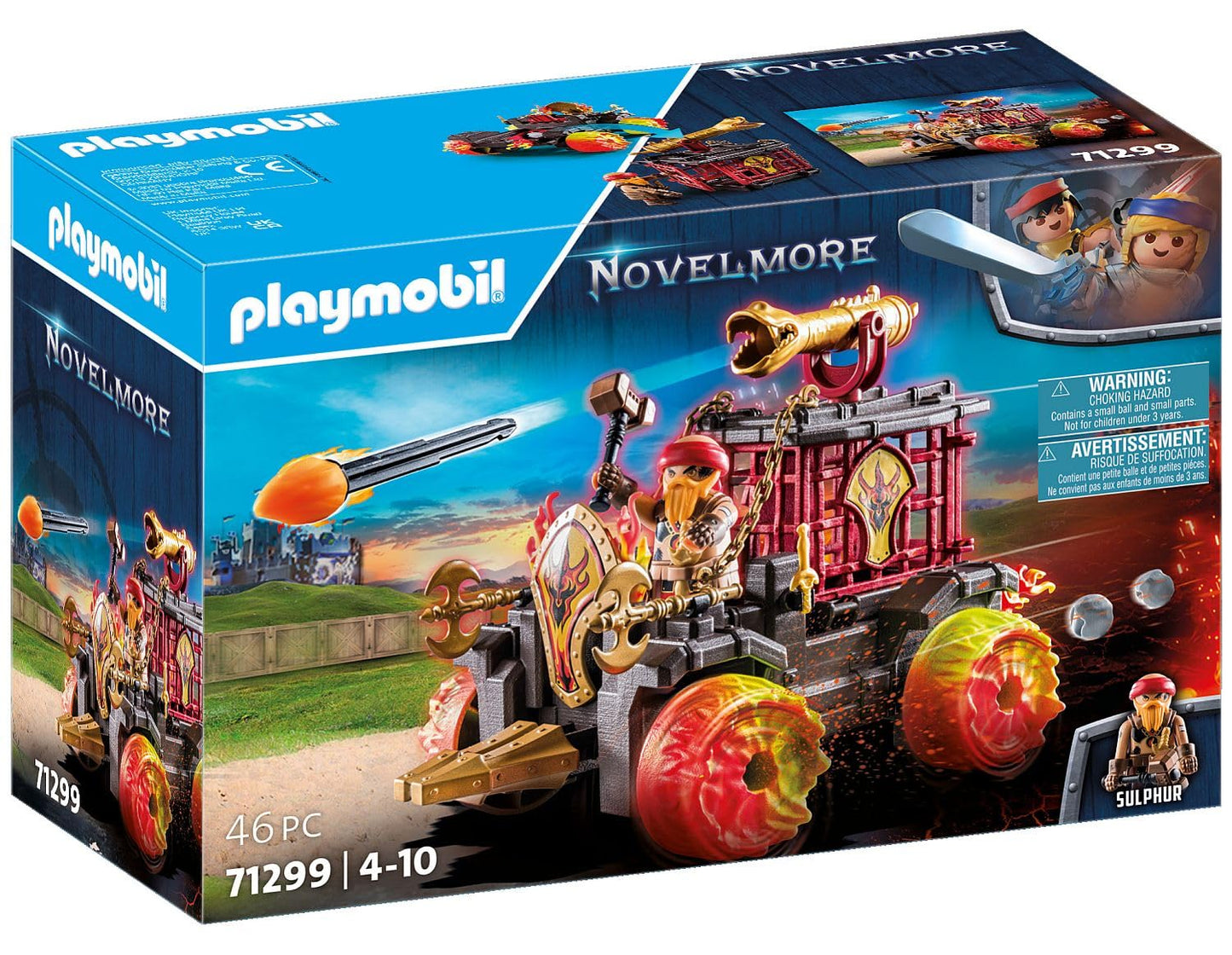 PLAYMOBIL Novelmore 71642 Arwynns Castle, Knight's Castle, Includes Three Knights and Numerous Accessories for Realistic Battles, Action-packed Toy for Children from 4 Years