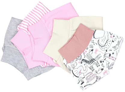 TupTam Baby Strampelhose Jungen Mädchen Hose mit Fuß 5er Pack