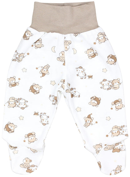 TupTam Baby Kleidung Set Jungen Langarm Bekleidung Neugeborene Füßlingen Hose Body Strampler Mütze 5 tlg