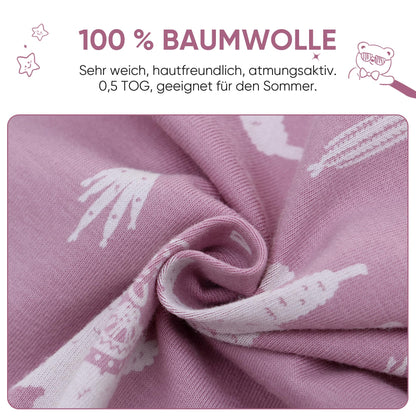 amo nenes 3er Pack Baby Strampler Neugeborene 0.5 Tog mit Füßen und Ärmel 100% Baumwolle Atmungsaktiv Baby Jungen Mädchen Overall, Baby Kleidung Langärmelige, 0-24 Monate
