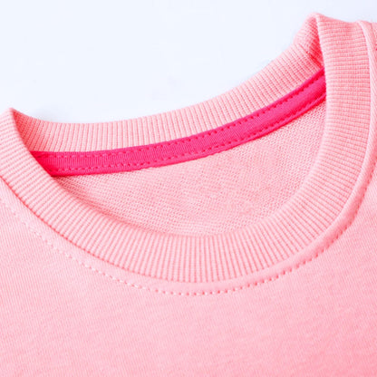 JinBei Sweatshirt für Mädchen Kinder Pullover Baumwolle Top Casual Jumper Kleinkind Langarmshirt Warme Kleidung, Alter 2-7 Jahre alt, Gr.92-122