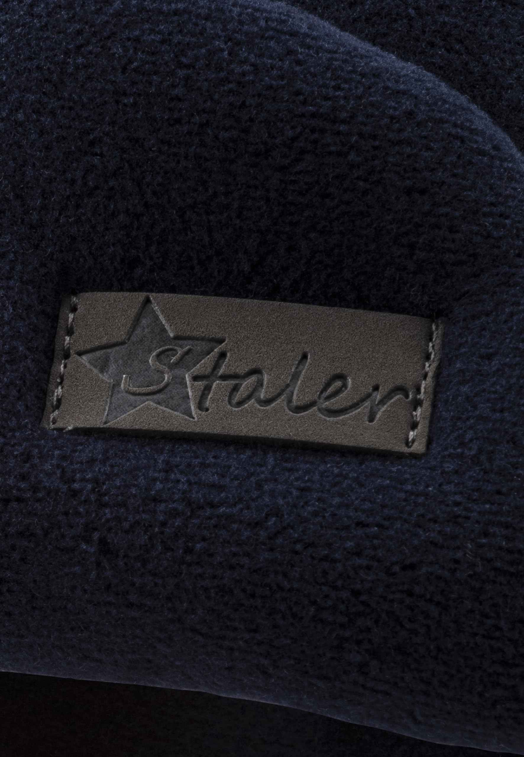 Sterntaler Aviator Hat with Ribbed Pattern - Subtle Striped