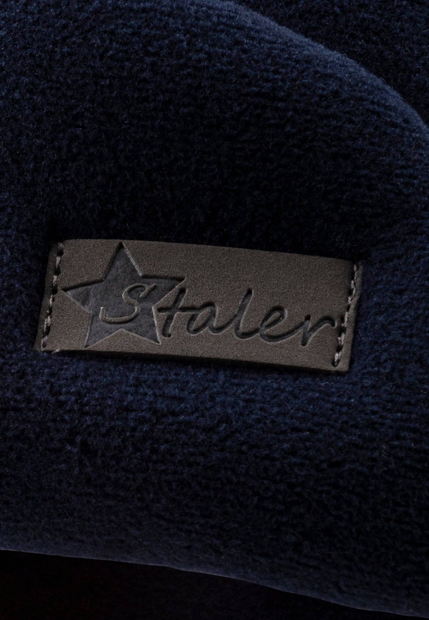 Sterntaler Aviator Hat with Ribbed Pattern - Subtle Striped 