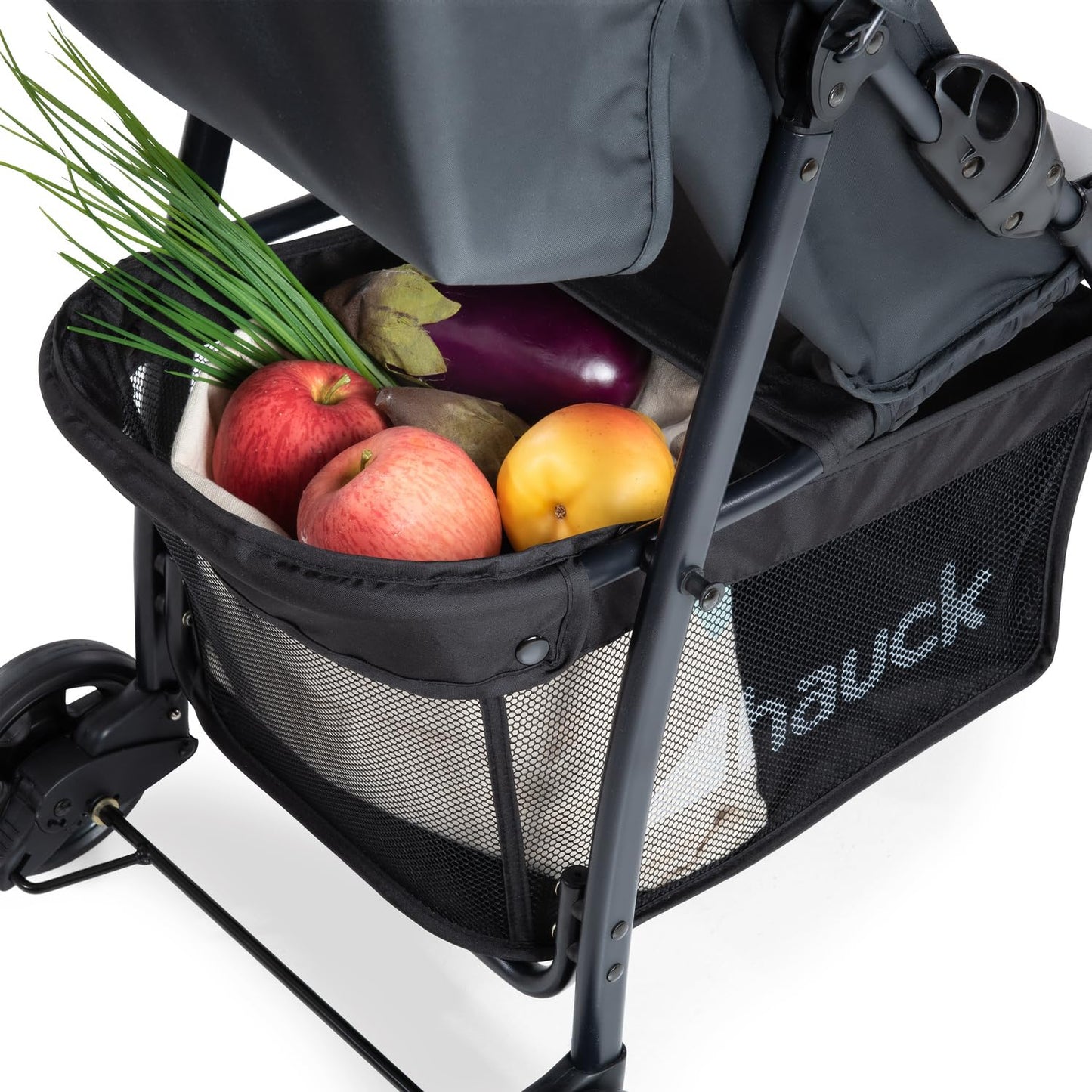 Hauck Lightweight Stroller up to 18 kg with reclining function from birth, small foldaway, sun canopy, large basket
