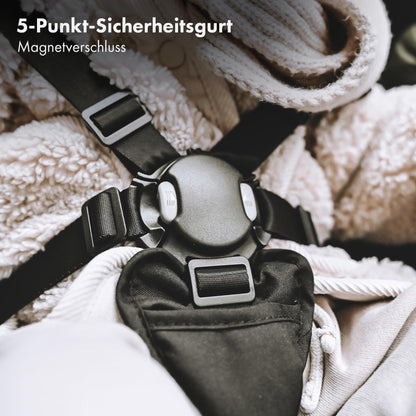 Deryan XP X2 Kinderwagen Buggy 2 in 1 - Buggy klein zusammenklappbar - Geburt bis 4 Jahre - Baby Wagen pro Sitz belastbar bis 22kg - Kinderbuggy klappbar - KOMPAKT & FALTBAR - Grau