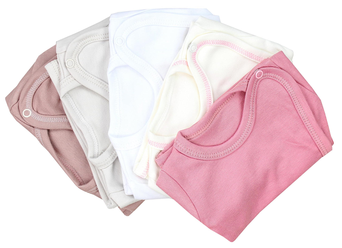 TupTam Unisex Baby Wickelshirt Langarm 5er Pack