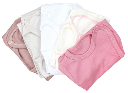 TupTam Unisex Baby Wickelshirt Langarm 5er Pack