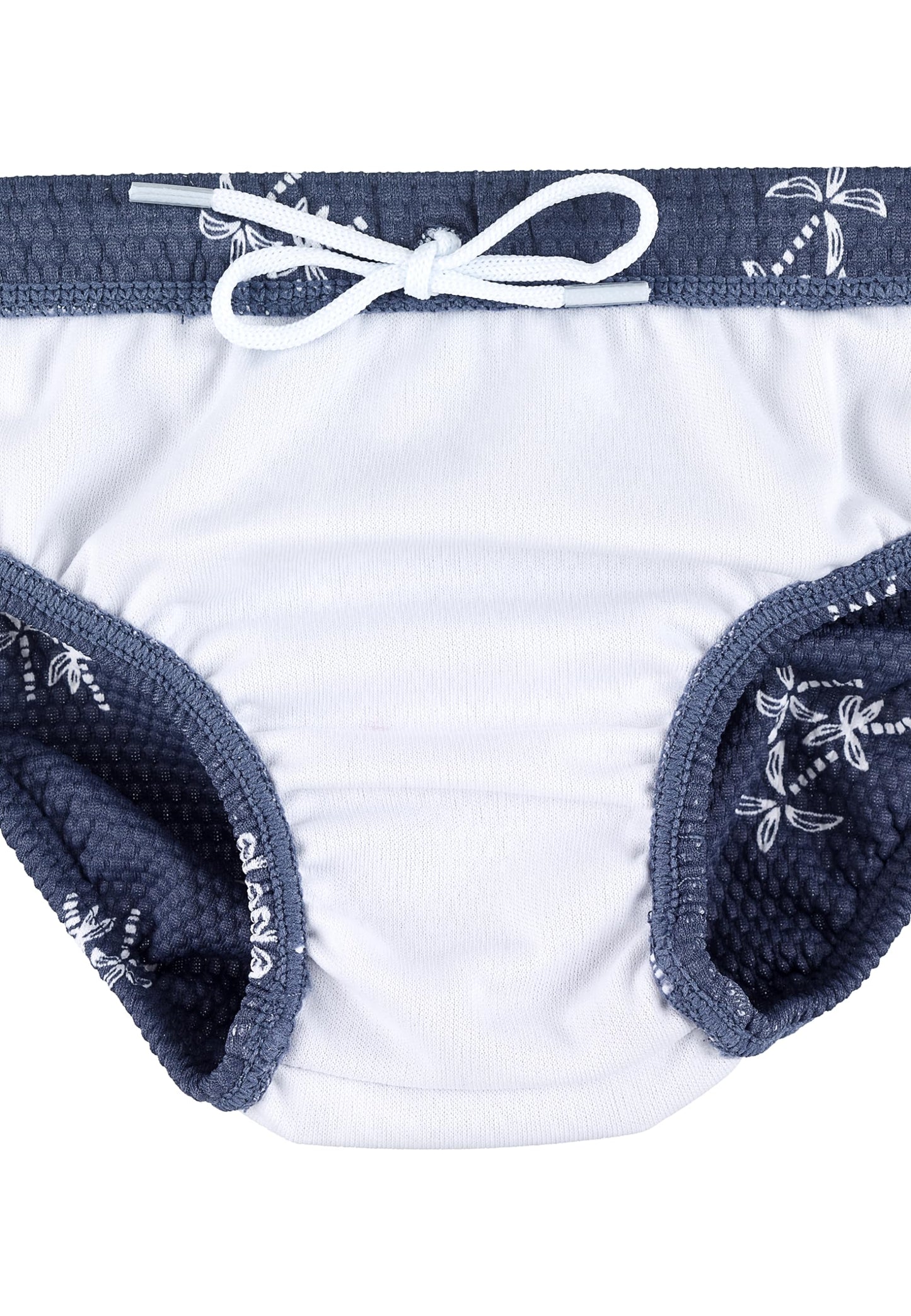 Sterntaler Badehose Palmen Jungen aus Bademodenstoff mit Palmendruck - Badehose Baby mit Windeleinsatz bis Größe 86/92 und UV Schutz 50+ für Sonnentage am Strand