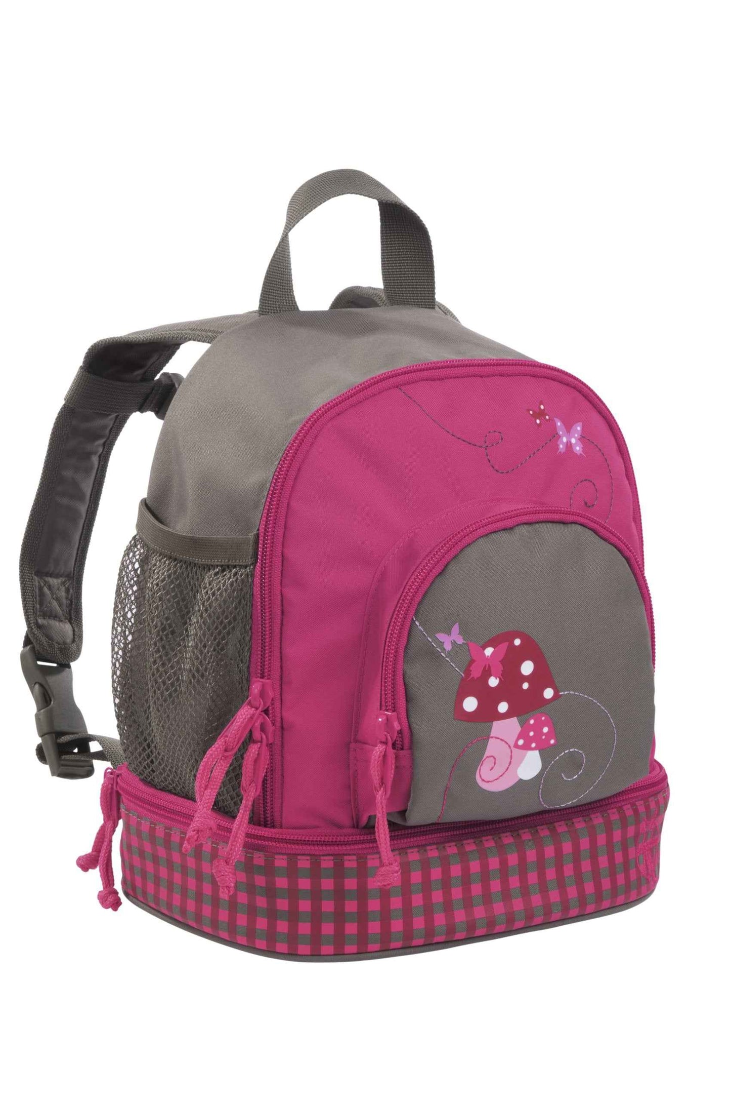 LÄSSIG Children's Backpack Nursery Bag with Chest Strap 6.5 L from 3 Years, Adventure Tractor, Kids Backpack