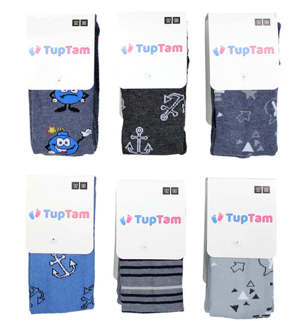 TupTam Baby Boys' Knitted Tights Pack of 6