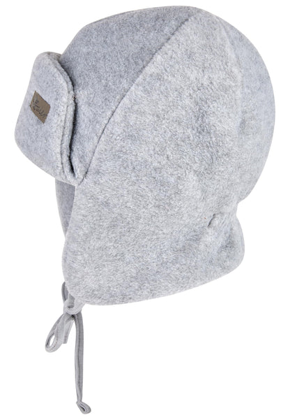 Sterntaler Aviator Hat with Ribbed Pattern - Subtle Striped 