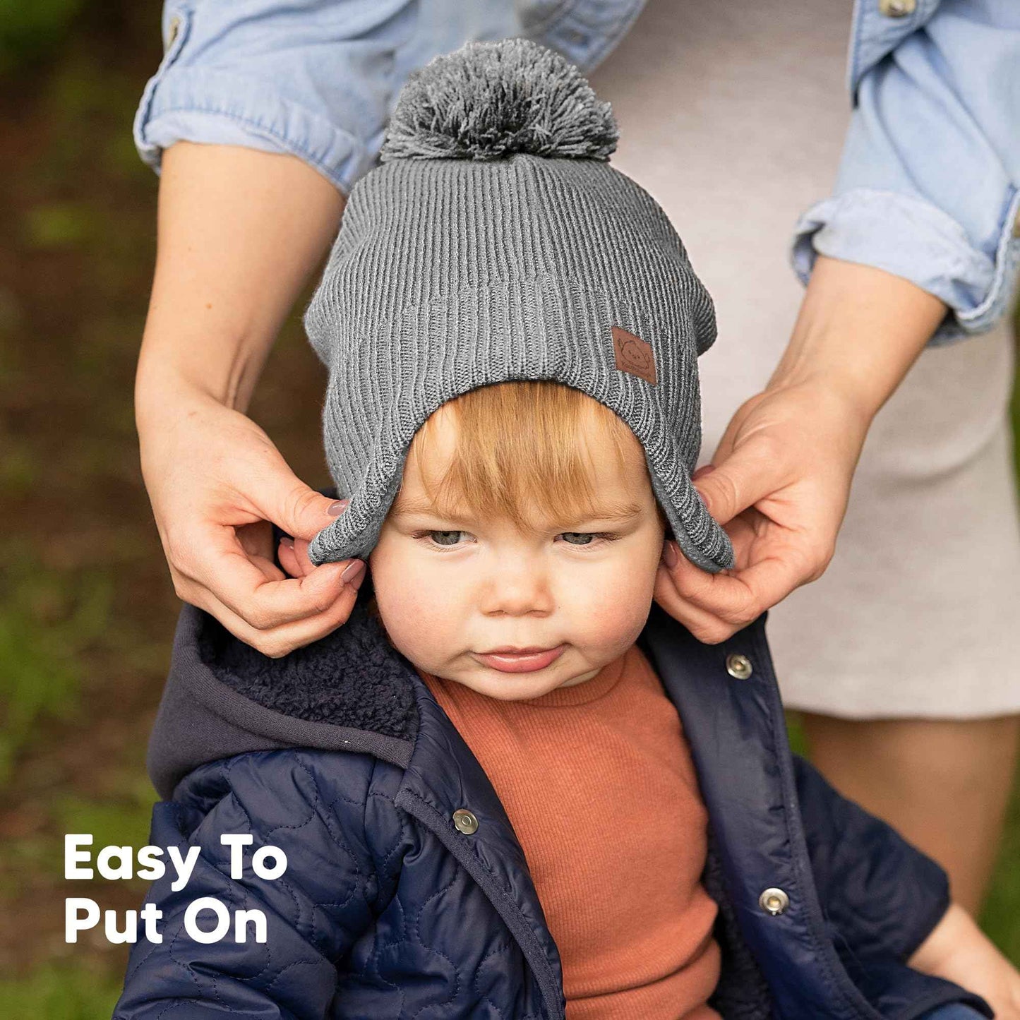 Baby Hat, Baby Hats for Baby Boys, Girls - Baby Winter Hat, Baby Hats, Newborn Hat, Baby Boy Hat, Baby Girl Hats, Toddler Boys Hat, Newborn Hats, Infant Hat (Navy)