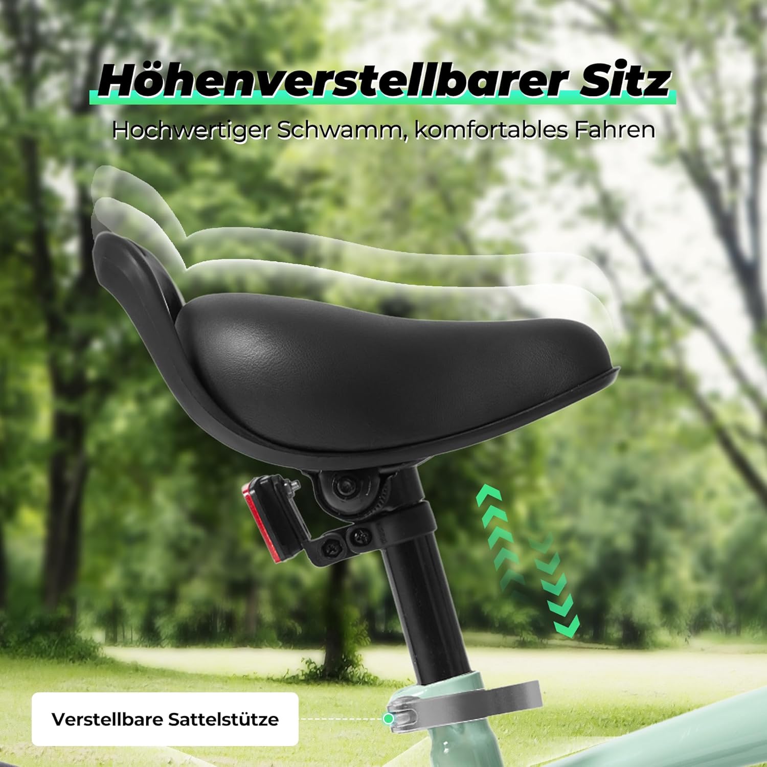 BODIOO Kinderfahrrad 12 Zoll, Fahrrad für Jungen und Mädchen mit Stützrädern, robustem Rahmen, verstellbarem Sitz, Rücktritt- und Handbremse, geeignet für Fahrer von 83 bis 96 cm (Minzgrau) - Meloni2