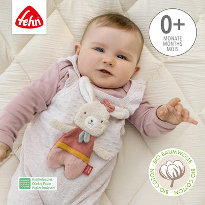 Fehn Knister Seestern – Activity Baby Raschel Spielzeug zum Greifen und Spielen - Activity-Rascheltier Babyspielzeug - Motorikspielzeug & Knisterspielzeug für Babys und Kleinkinder ab 0+ Monaten