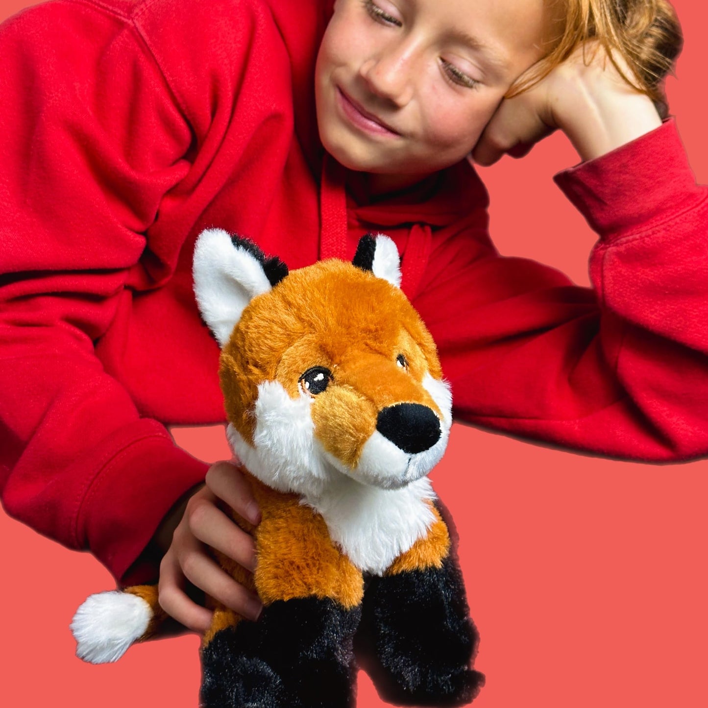 Deluxe Paws Plüsch, kuschelig, weich, Öko-Spielzeug, 100% recycelt (Kuh)