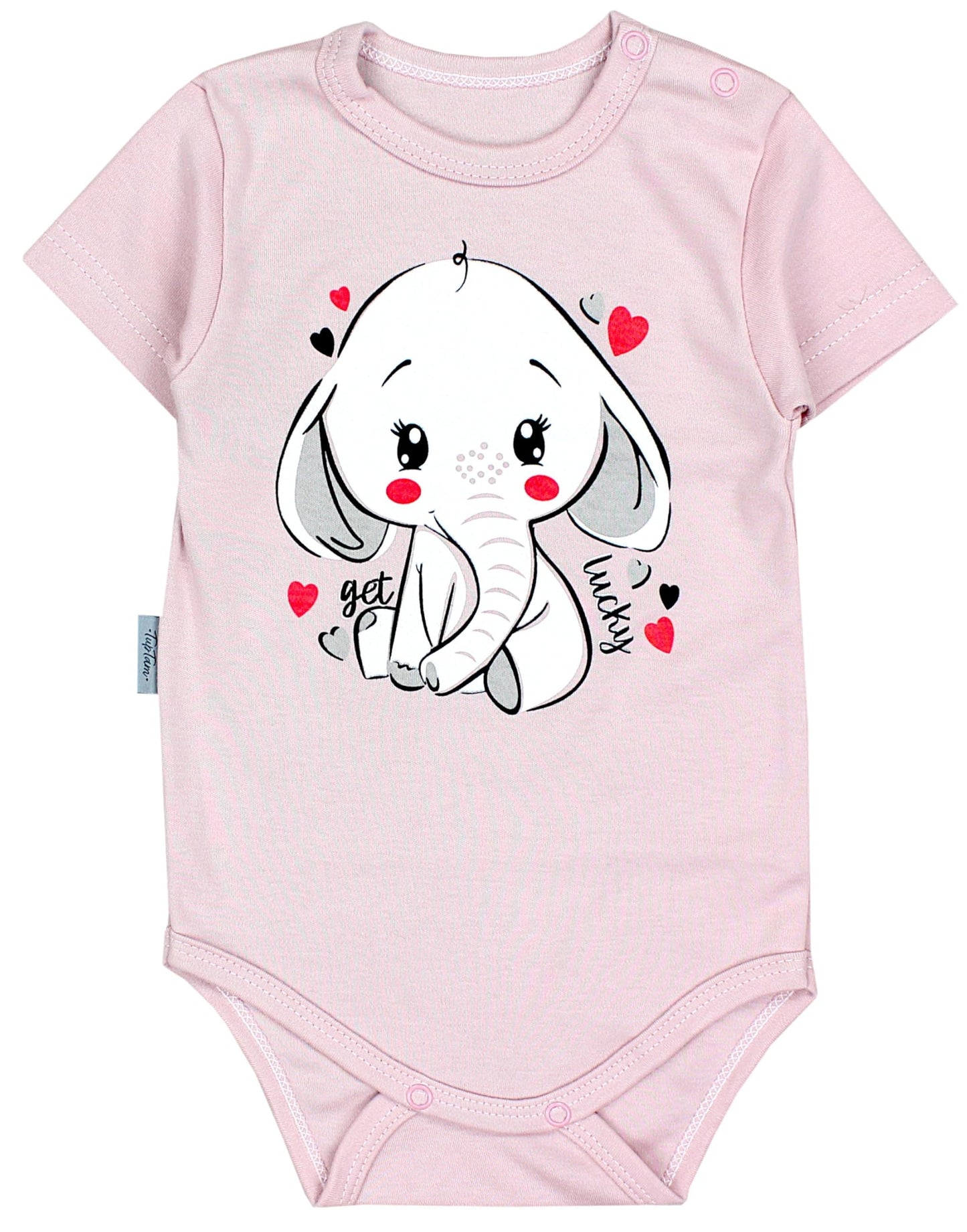 TupTam Baby Body Kurzarm im 5er Pack – Bedruckter Body Baby aus Baumwolle für Jungen und Mädchen