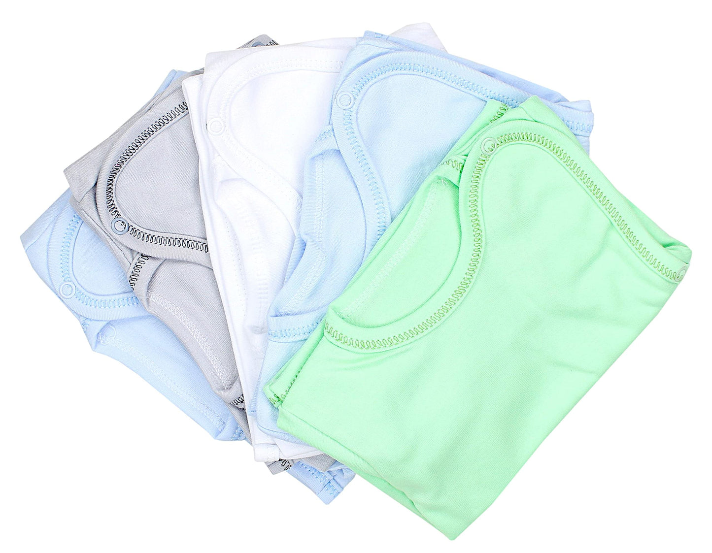 TupTam Unisex Baby Wickelshirt Langarm 5er Pack