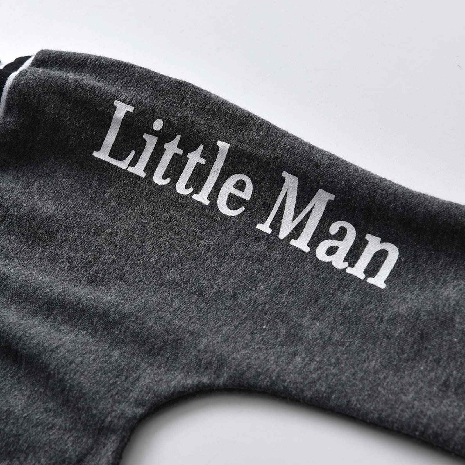 Tinykeke Newborn Baby Boys Clothes Long Sleeve Romper + Hat + Trousers 3-Piece Baby Clothing Set
