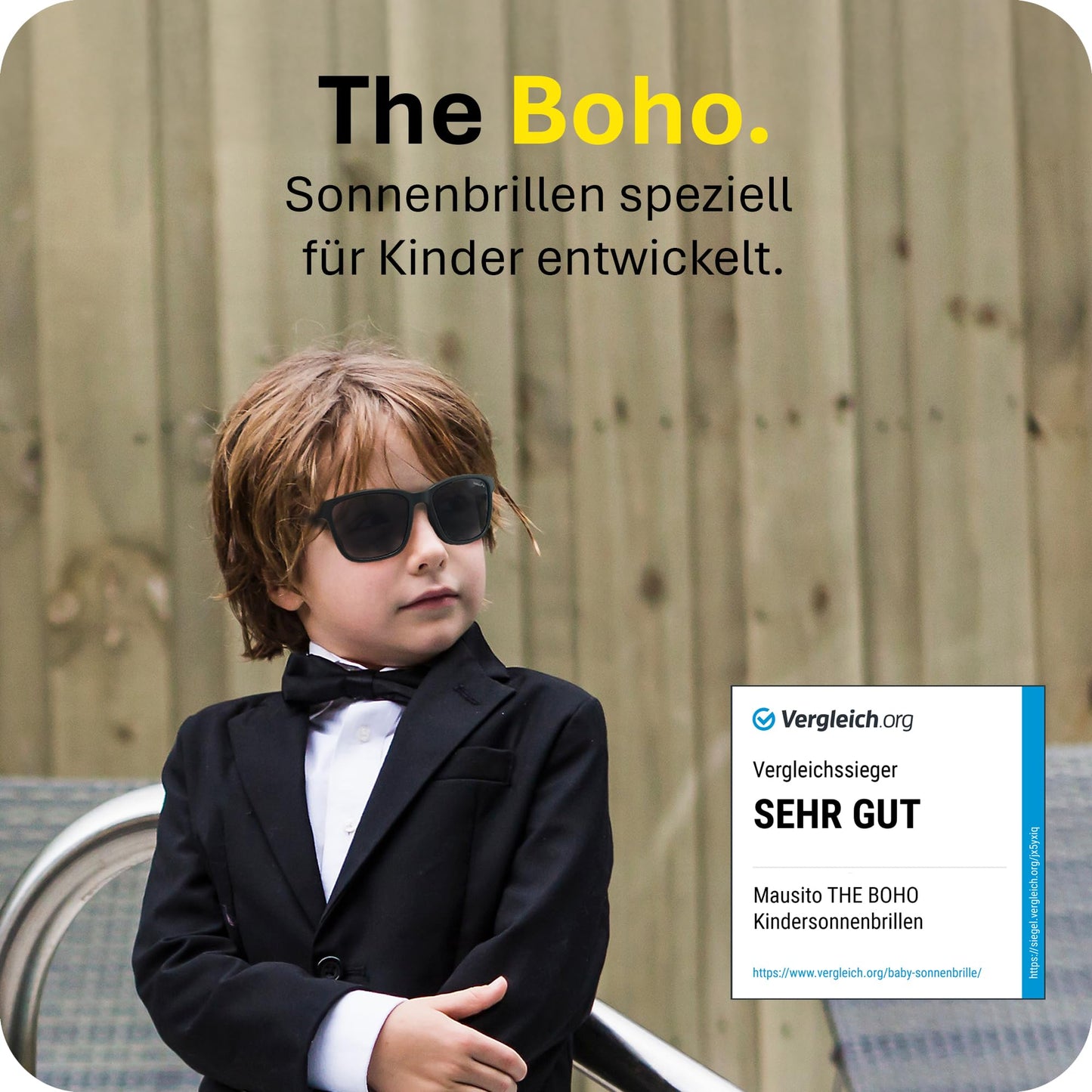 Mausito Sonnenbrille Kinder 3-6 Jahre & 6-10 Jahre | VERGLEICHSSIEGER Kindersonnenbrille 100% UV-Schutz | FLEXIBLE Bügel | Schadstofffreie Kindersonnenbrillen