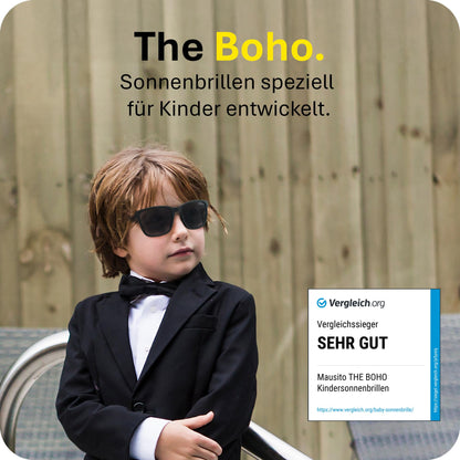 Mausito Sonnenbrille Kinder 3-6 Jahre & 6-10 Jahre | VERGLEICHSSIEGER Kindersonnenbrille 100% UV-Schutz | FLEXIBLE Bügel | Schadstofffreie Kindersonnenbrillen